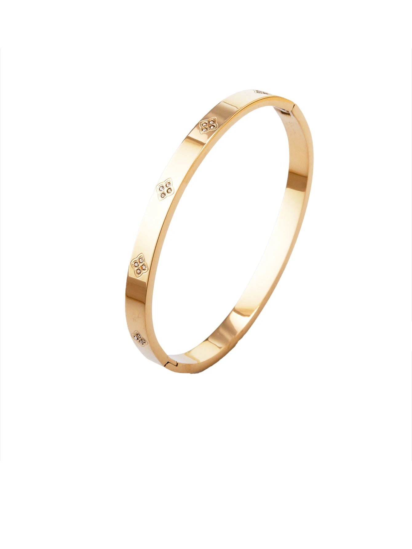 Luxury Gold-Plated Stainless Steel Bracelet Set – Elegant & Tarnish-Free